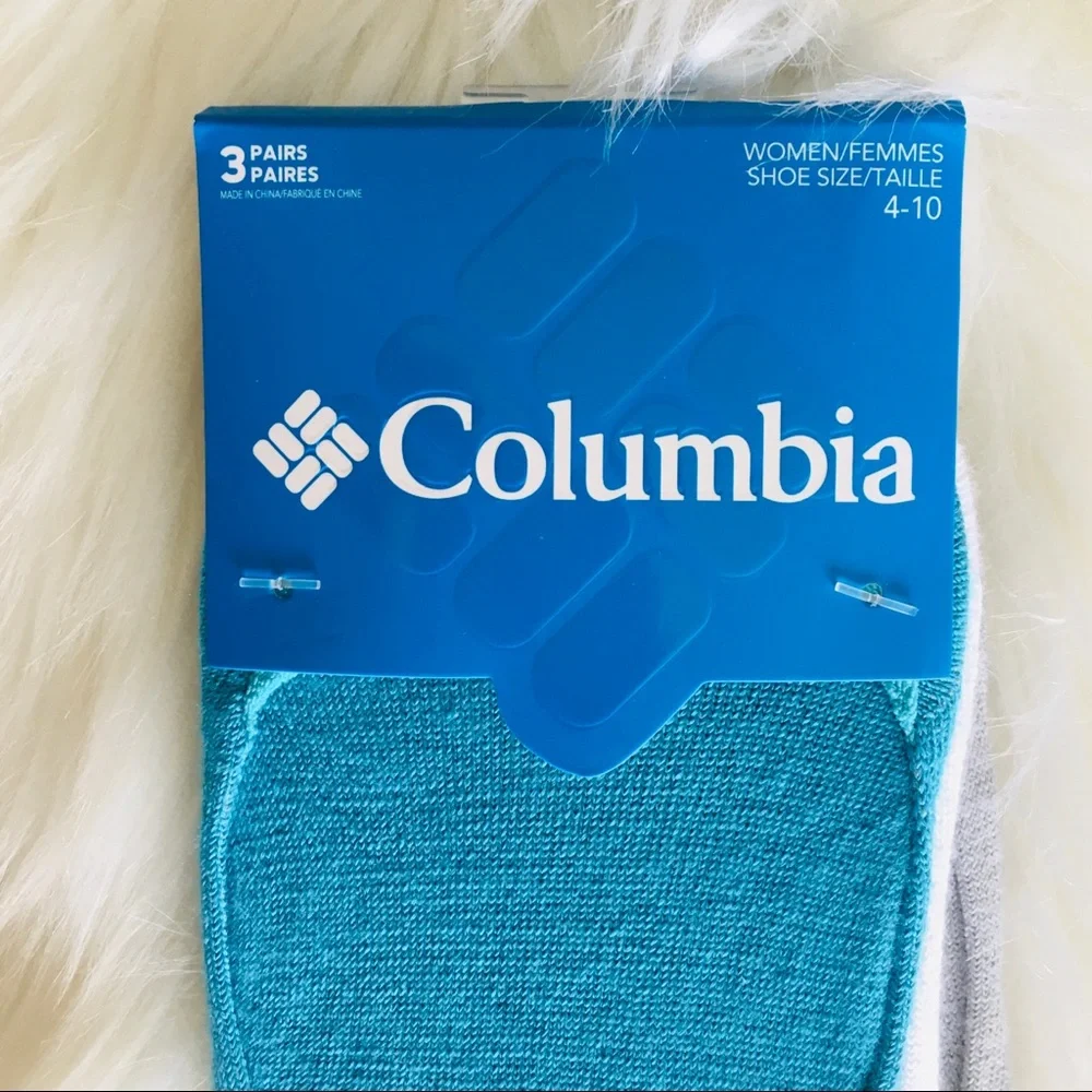 NWT Columbia Women’s 3 pk. Dottie Liner No-show Socks Polka Dot